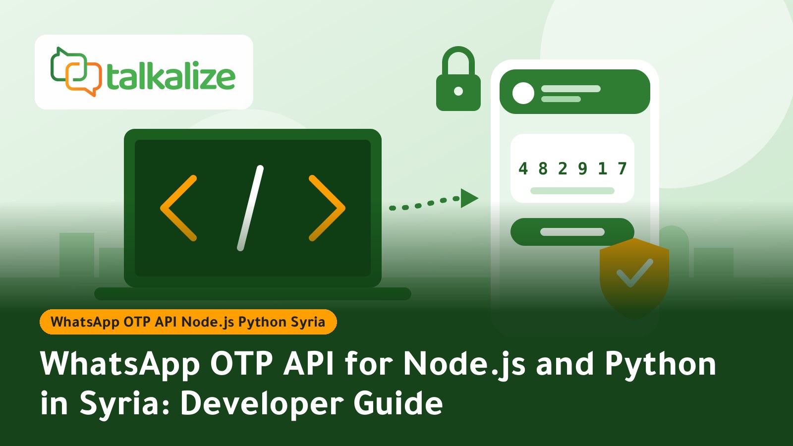 WhatsApp OTP API for Node.js and Python in Syria: Developer Guide
